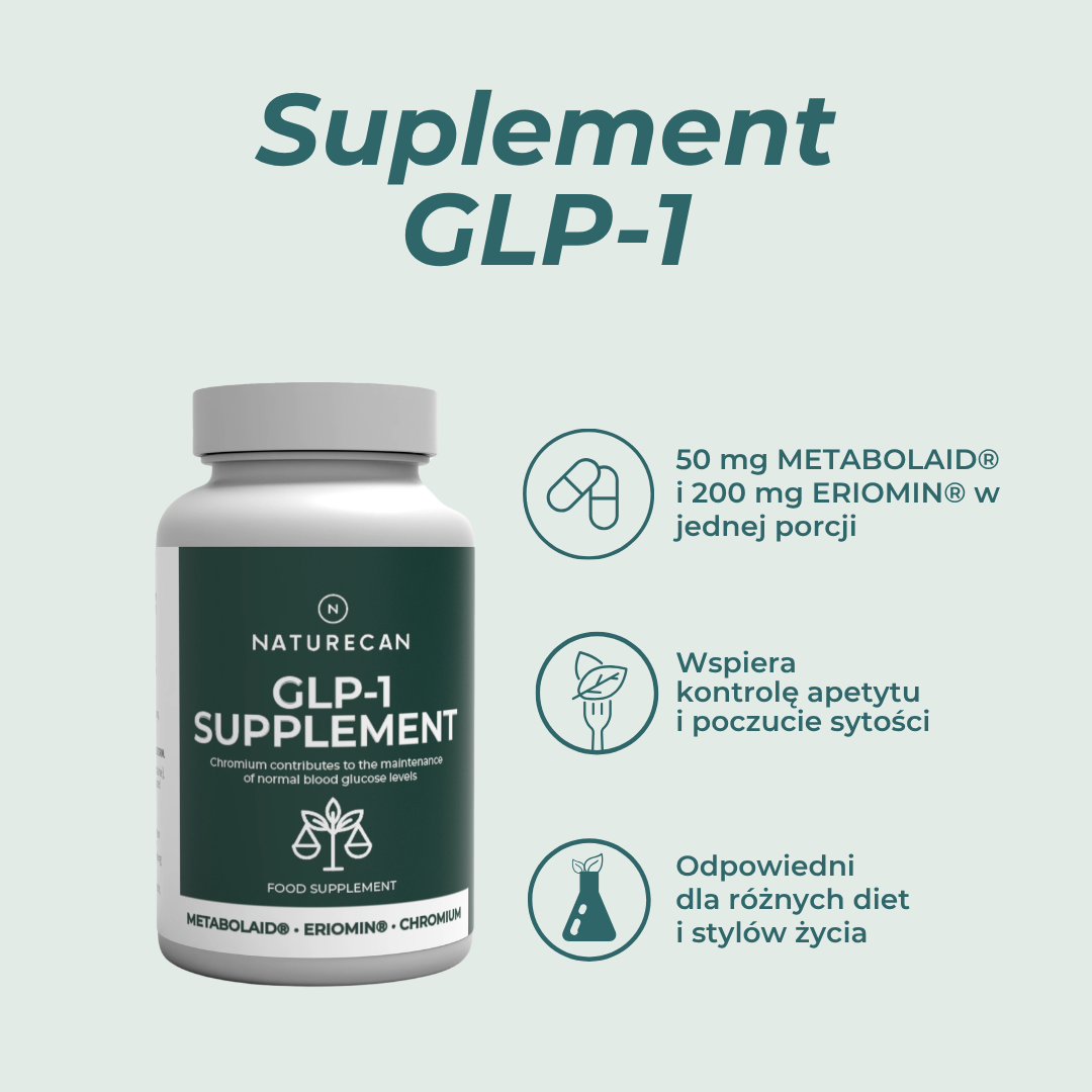 Suplement GLP-1 Naturecan – wsparcie metabolizmu i kontroli apetytu