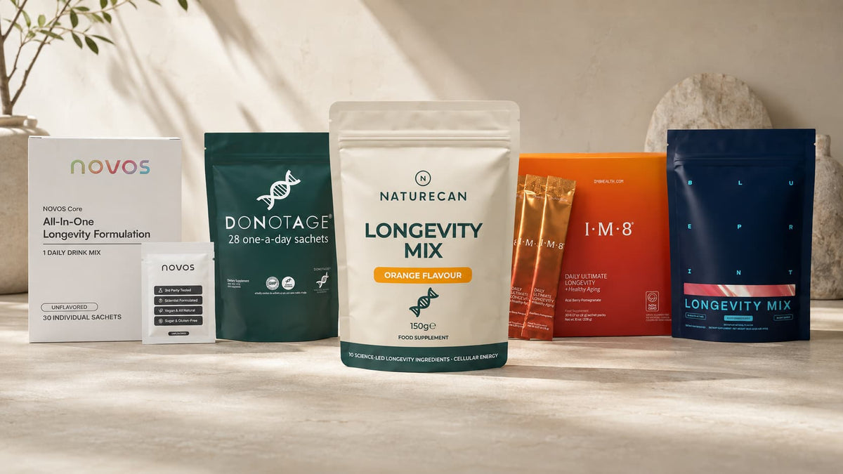 Najlepsze suplementy na długowieczność – ranking TOP 5 i porównanie Longevity Mix