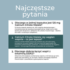 Najczęściej zadawane pytania o Calcium Citrate Malate – dawka, przyswajalność, połączenie z witaminą D3/K2