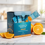 pakowanie elektrolitów Naturecan z 20 saszetkami o smaku pomarańczowym
