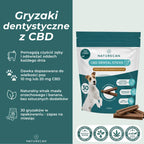 Gryzaki dentystyczne z CBD dla psa – 10 mg lub 20 mg CBD i naturalny smak