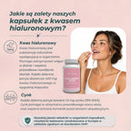 Kwas hialuronowy w kapsułkach – wsparcie nawilżenia skóry i cynk dla prawidłowego stanu skóry