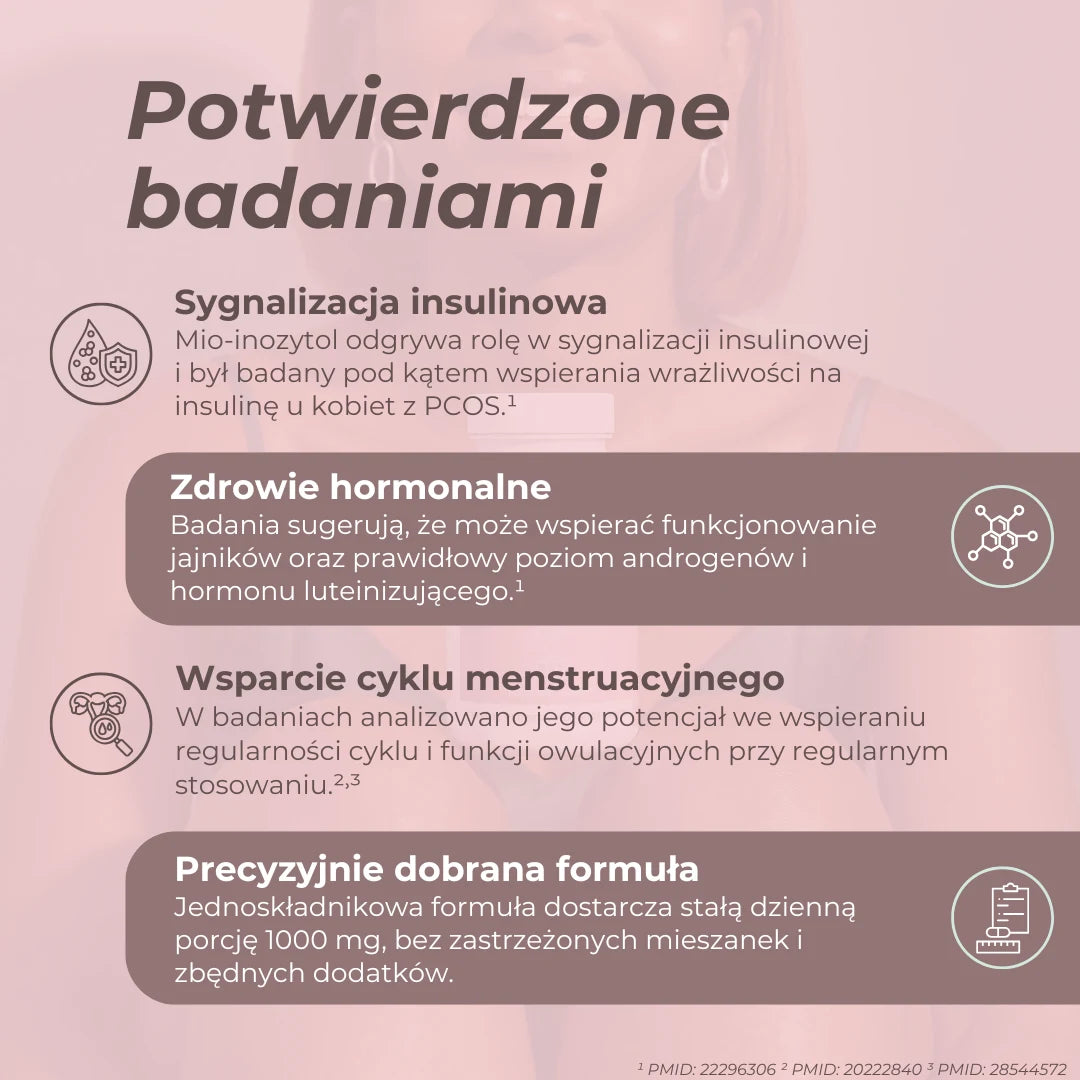 Mio inozytol – działanie i badania dotyczące zdrowia hormonalnego i metabolizmu
