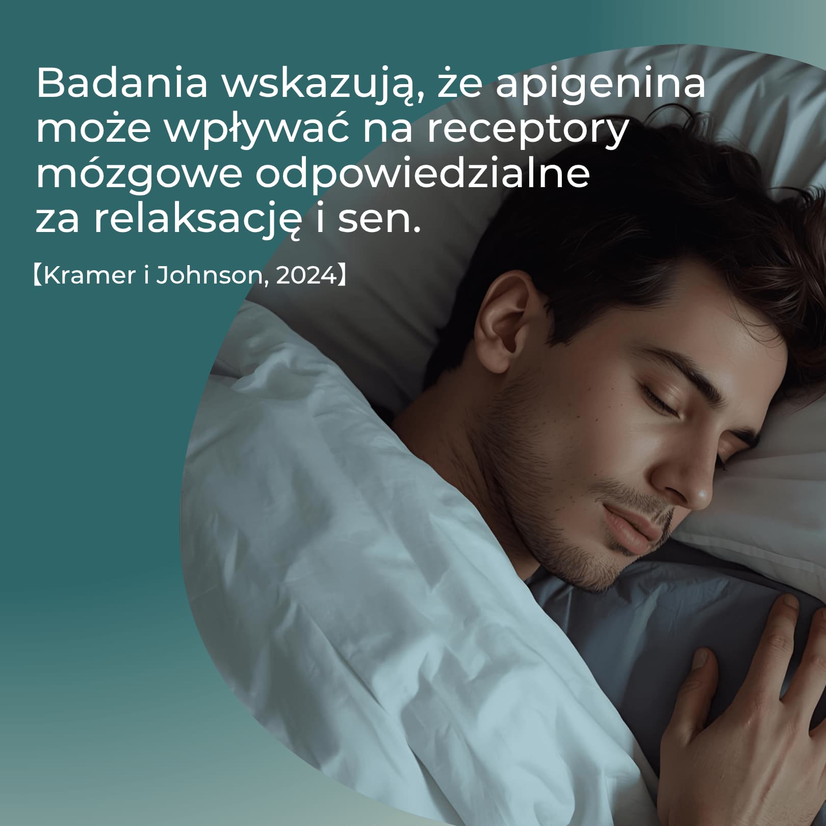 Apigenina a relaks i sen – możliwe oddziaływanie na receptory mózgowe