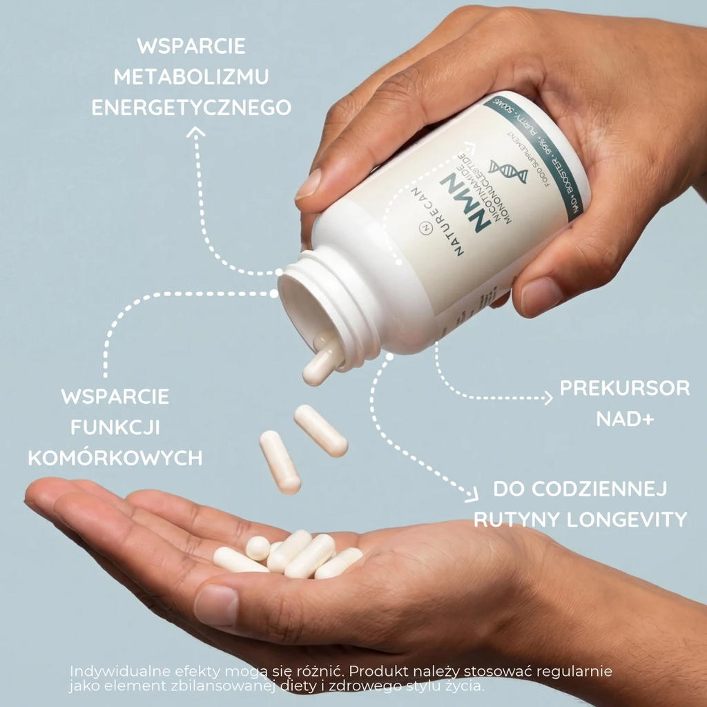 NMN suplement – wsparcie poziomu NAD+ i metabolizmu energetycznego