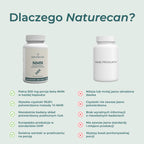 NMN Naturecan – 500 mg beta-NMN, czystość 99,8%, CoA i produkcja GMP