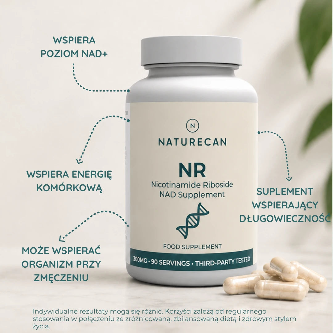 NR jako prekursor NAD+ – suplement wspierający poziom NAD+ i metabolizm energetyczny