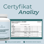 Certyfikat analizy suplementu Naturecan Triple Magnesium – potwierdzona dawka magnezu i brak metali ciężkich