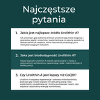 Najczęstsze pytania o Urolithin A – źródła UA, biodostępność, porównanie z CoQ10