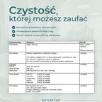 Czystość i jakość wegańskich Omega-3 Naturecan potwierdzone niezależnymi badaniami laboratoryjnymi i zawartością oleju z alg