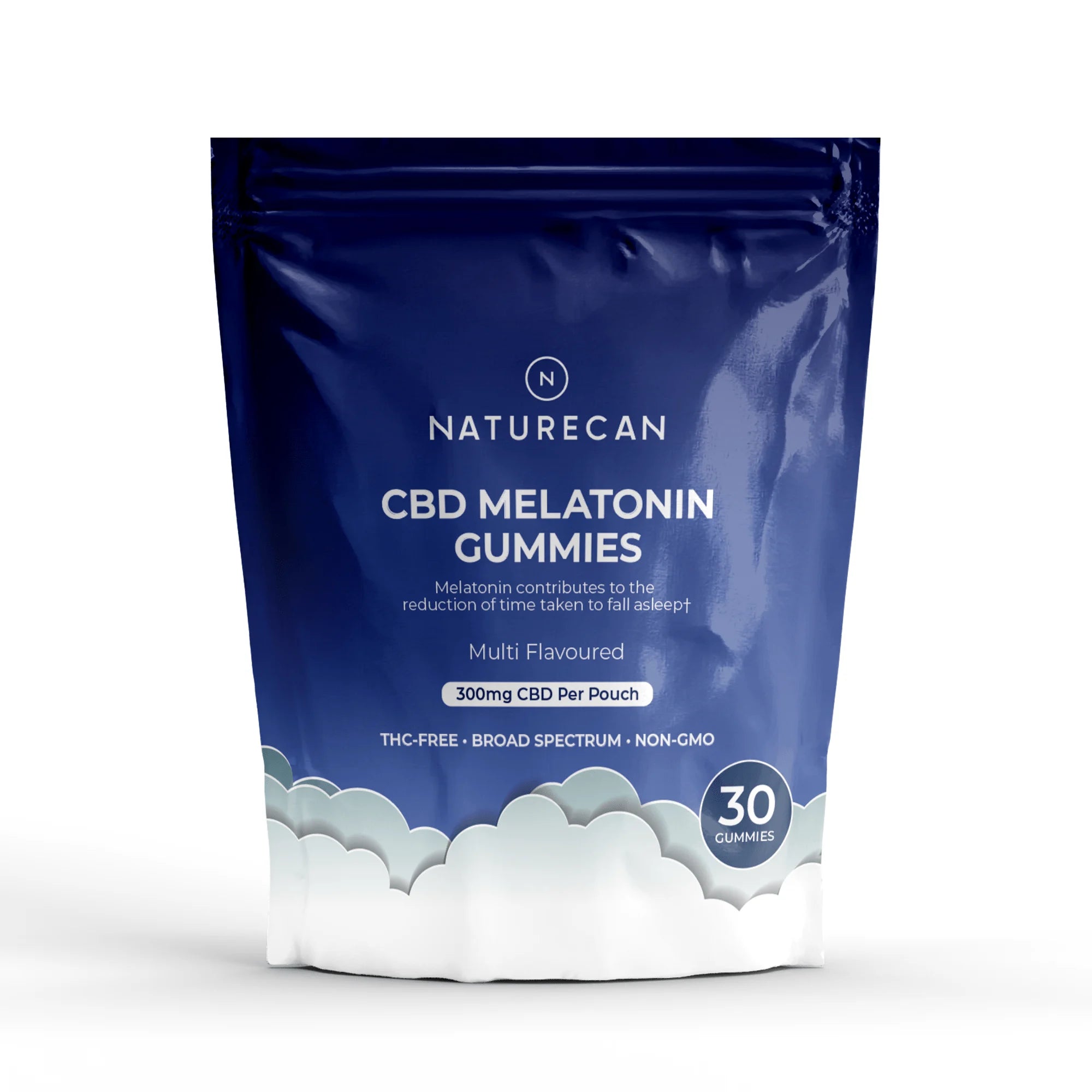 Żelki CBD z melatoniną Naturecan, 30 wegańskich żelek na wieczorną rutynę