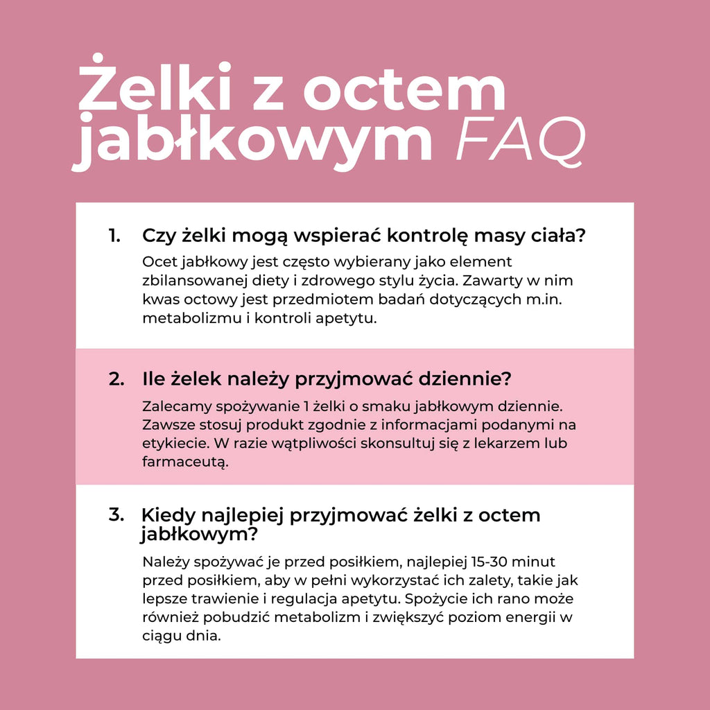 Żelki z Octem Jabłkowym